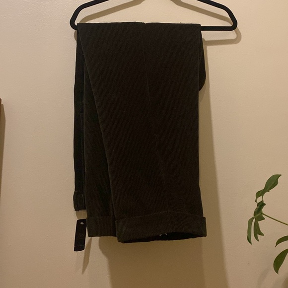 Brooks Brothers olive green corderoys men’s  38W30L NWT - Picture 2 of 6